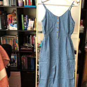 Thread & Supply Chambray Denim Jumpsuit
